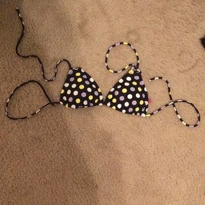 Polka Dot Triangle Top